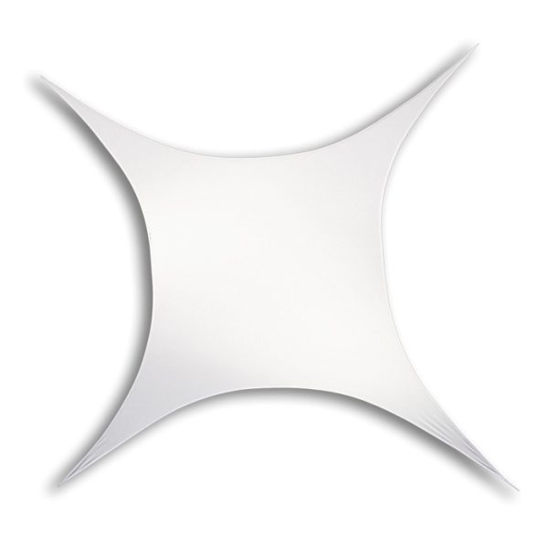 Stretch Shape Square Large White - Onlinediscowinkel.nl