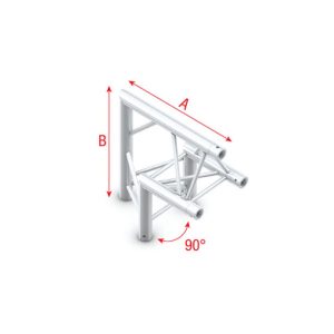 Deco-22 Triangle truss - apex up - Onlinediscowinkel.nl