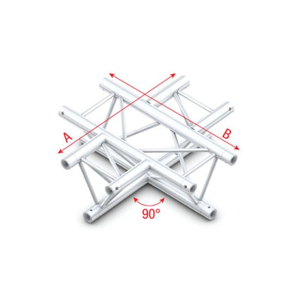 Deco-22 Triangle truss - 4-way horizontal - Onlinediscowinkel.nl