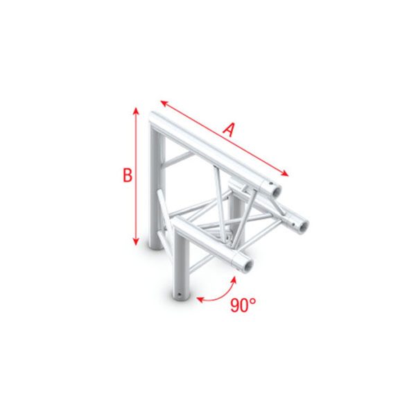 Pro-30 Triangle F Truss - Corner apex up - Onlinediscowinkel.nl