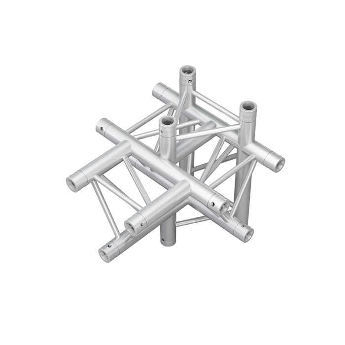 Pro-30 Triangle F Truss - T-Cross + up/down 5-way - 50 cm - Onlinediscowinkel.nl