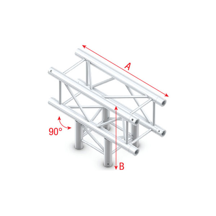 Pro-30 Square G Truss - T-Cross 3-way - 71cm - Onlinediscowinkel.nl