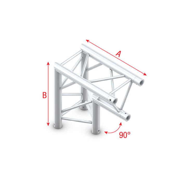 Pro-30 Triangle G Truss - Corner apex down - Onlinediscowinkel.nl