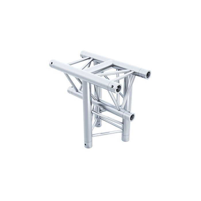 Pro-30 Triangle P Truss - T-Cross vertical 3-way - apex down - 50 cm - Onlinediscowinkel.nl