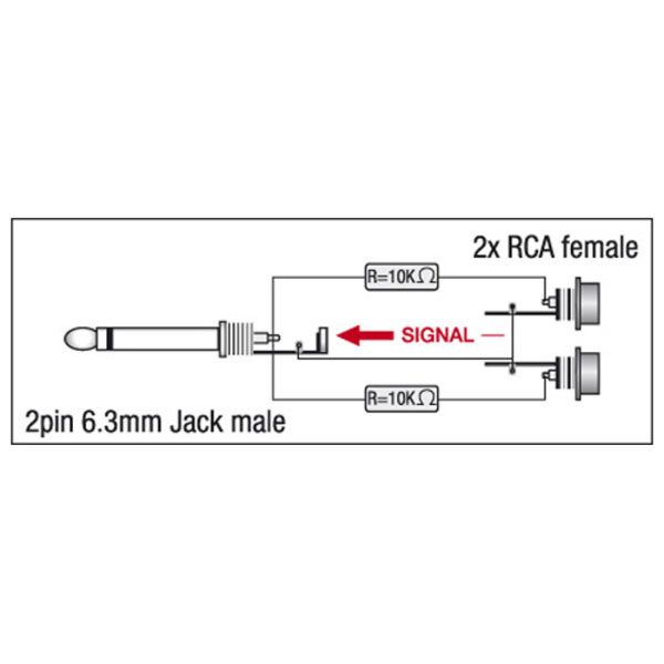 incl. 2 x 10 kilo-Ohm resistors - Onlinediscowinkel.nl