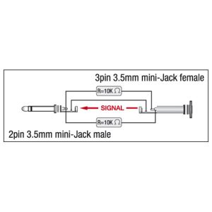 incl. 2 x 10 kOhm resistors - Onlinediscowinkel.nl