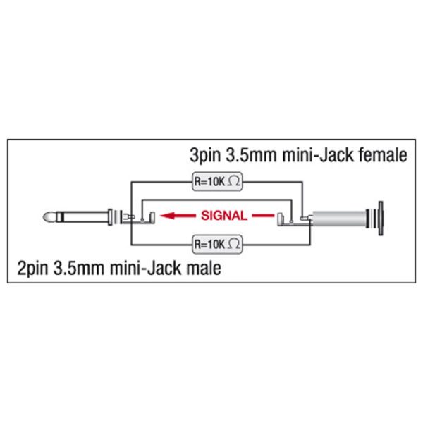 incl. 2 x 10 kOhm resistors - Onlinediscowinkel.nl