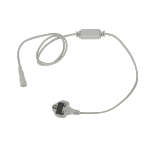 Power Cable for LED String / Icicle White - UK BS13 plug - Onlinediscowinkel.nl