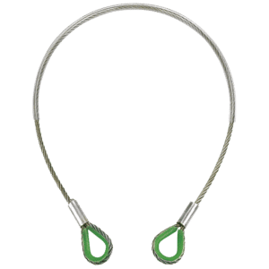 Steel 2 Ton WLL + PVC - 14 mm 6 x 36 WS Core Working length 2 m - Onlinediscowinkel.nl