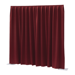 P&D Curtain Dimout 260 g/m² Red - 330 x 300 cm (W x H) - pleated - Onlinediscowinkel.nl