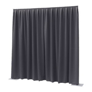 P&D Curtain Dimout 260 g/m² Dark Grey - 330 x 400 cm (W x H) - pleated - Onlinediscowinkel.nl