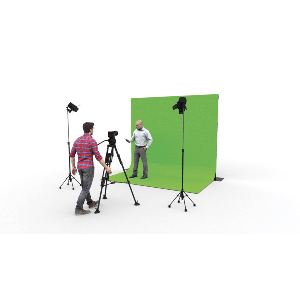 P&D Chromakey Curtain Molton 300 g/m² - Onlinediscowinkel.nl