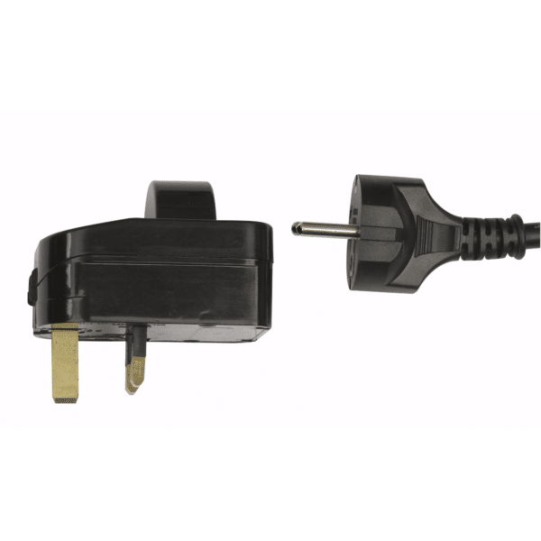 Europlug to UK Plug Adapter - Onlinediscowinkel.nl