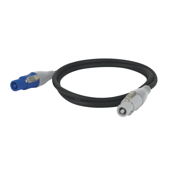 Power Cable Blue/White Power Pro Connector 3x 1.5 mm² - Onlinediscowinkel.nl