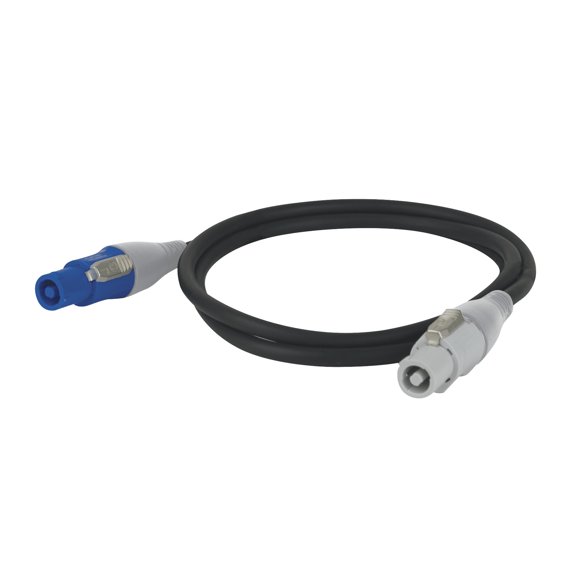 Power Cable Blue/White Power Pro connector 3x 1.5 mm² - Onlinediscowinkel.nl