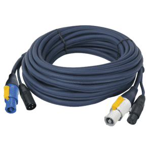 FP17 Hybrid Cable - powerCON & 3-pin XLR - Audio / Power 6 m - Onlinediscowinkel.nl