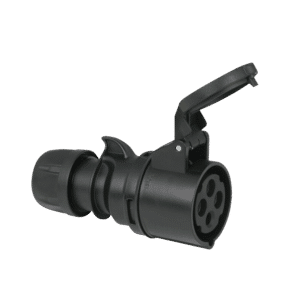 CEE 16 A/400 V 4P Plug Female Black