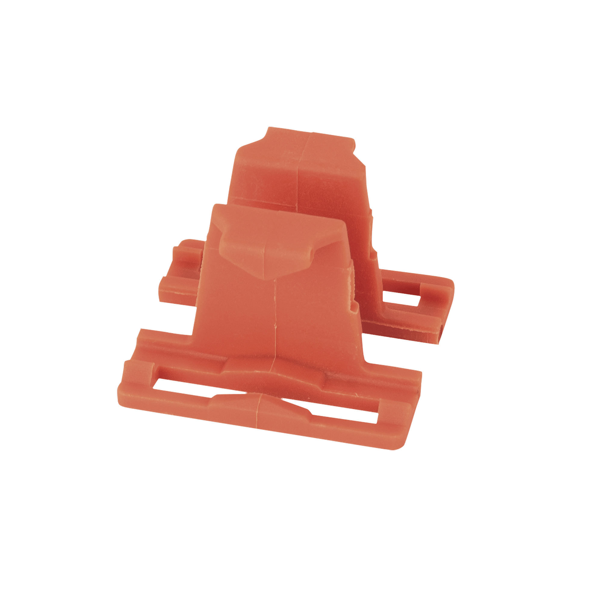 Mounting clip double for 4-pin and 5-pin cable connector - Onlinediscowinkel.nl