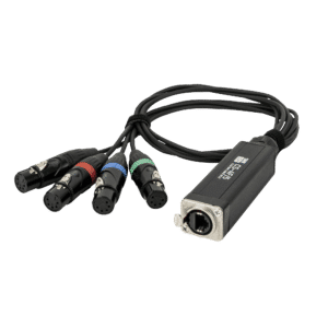 CS-4F/5 - 4-channel DMX shuttle snake via network cable - Onlinediscowinkel.nl