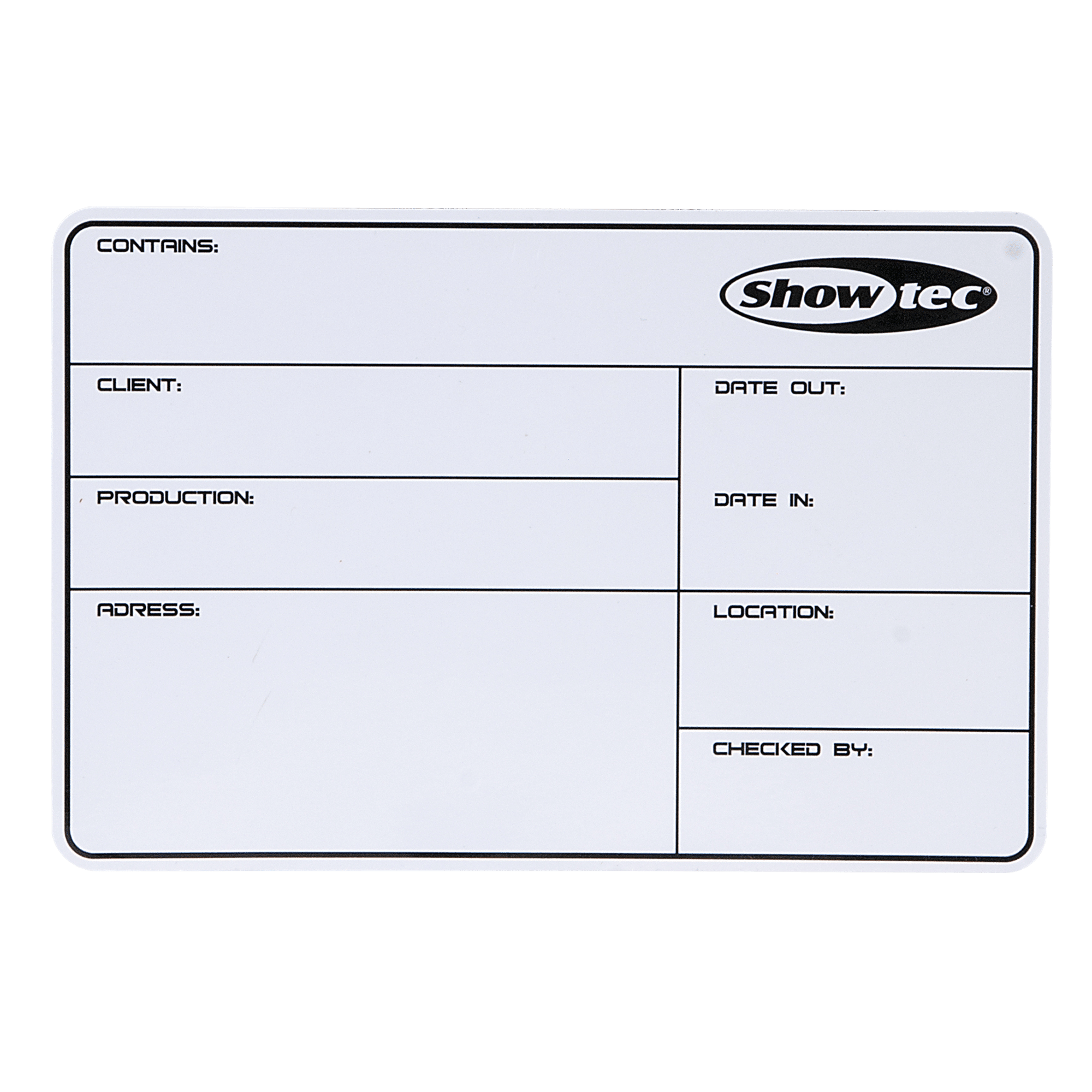 Flight Case Magnetic Label - Onlinediscowinkel.nl