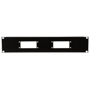 19 Inch Multi Connector Panel 2U - for 2x 16-pin multiconnectors - Onlinediscowinkel.nl