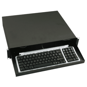 19 Inch Keyboard Drawer 2U - Panel for Computer Keyboard - Onlinediscowinkel.nl