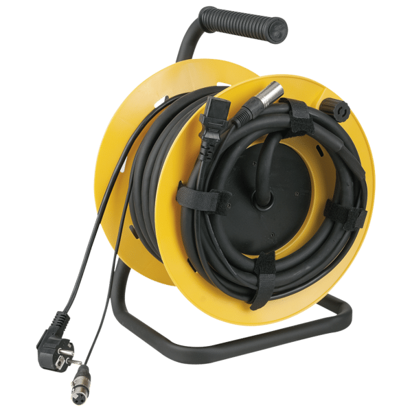Cable Drum with 15 m Audio Power/Signal Cable - Onlinediscowinkel.nl
