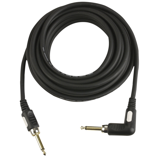 FL18 - Stage Guitar Cable straight Ø 6 mm to 90° - Onlinediscowinkel.nl