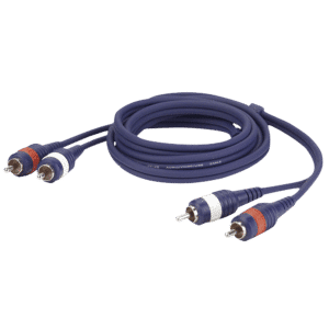FL24 - 2 RCA male L/R to 2 RCA male L/R - Onlinediscowinkel.nl