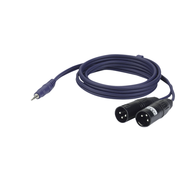 FL46 - stereo mini-jack to 2 XLR/M 3P - Onlinediscowinkel.nl