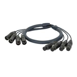 Neutrik DMX Snake 4-way 3-pin XLR - Onlinediscowinkel.nl