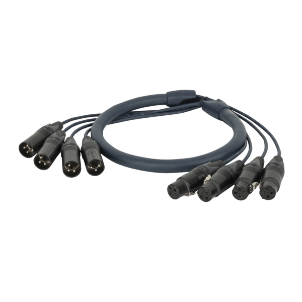 Neutrik DMX Snake 4-way 3-pin XLR - Onlinediscowinkel.nl