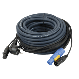 FP10 - Schuko/XLR F - powerCON/XLR M - Audio / Power 10 m - Onlinediscowinkel.nl