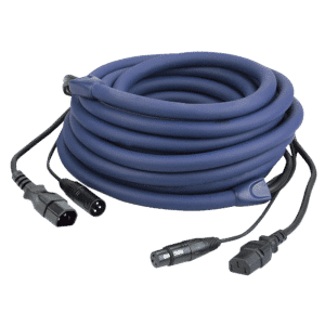 FP12 - IEC/XLR M - IEC/XLR F - DMX / Power 10 m