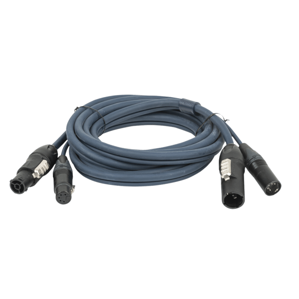 FP-14 Hybrid Cable - powerCON TRUE1 & 5-pin XLR - DMX / Power - Onlinediscowinkel.nl