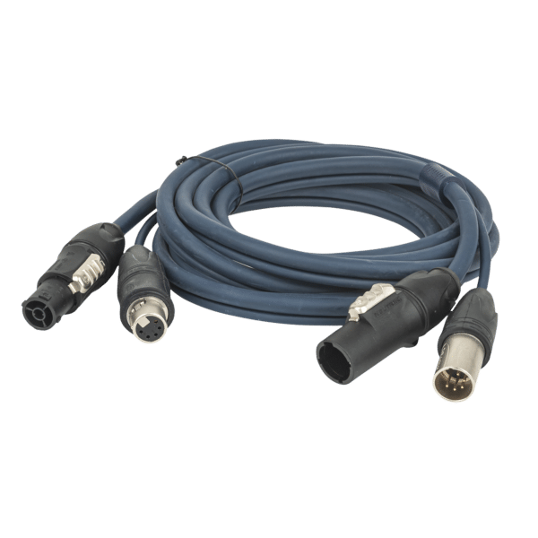 FP-16 Hybrid Cable - powerCON TRUE1 & 5-pin XLR IP - DMX / Power - Onlinediscowinkel.nl