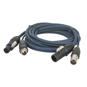 FP-16 Hybrid Cable - powerCON TRUE1 & 5-pin XLR IP - DMX / Power 6 m - Onlinediscowinkel.nl