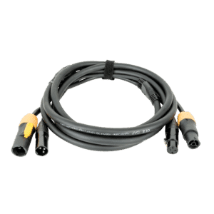 FP22 Hybrid Cable - Power Pro True & 3-pin XLR - DMX / Power 6 m - Onlinediscowinkel.nl