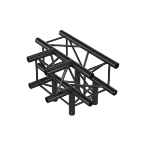 Pro-30 Square F Truss - T-cross + Down 4-way - Onlinediscowinkel.nl