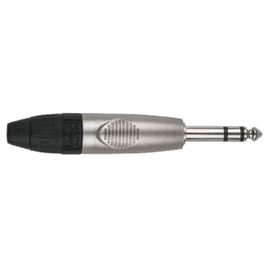 6.3 mm Jack X-type Stereo Silver - Onlinediscowinkel.nl