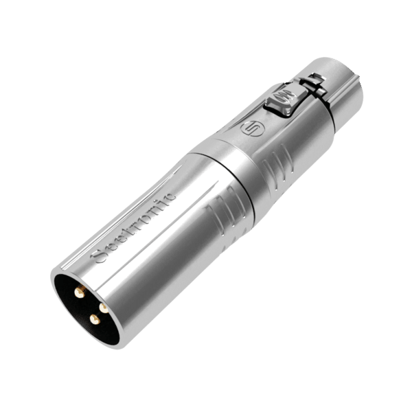 XLR 3P male to XLR 5P female - Onlinediscowinkel.nl