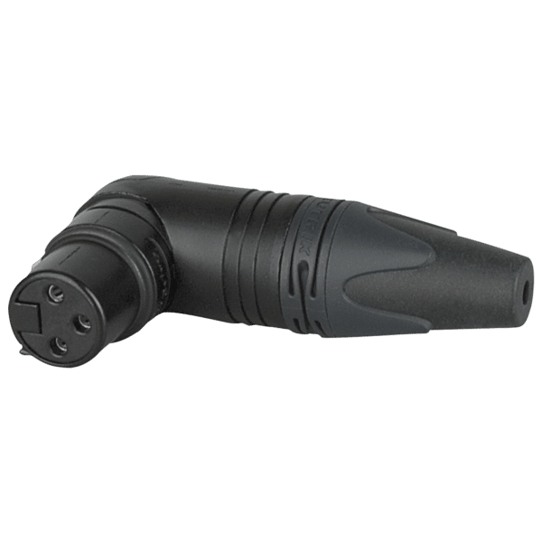 XLR 3P 90° Connector - female - Neutrik RX - Onlinediscowinkel.nl