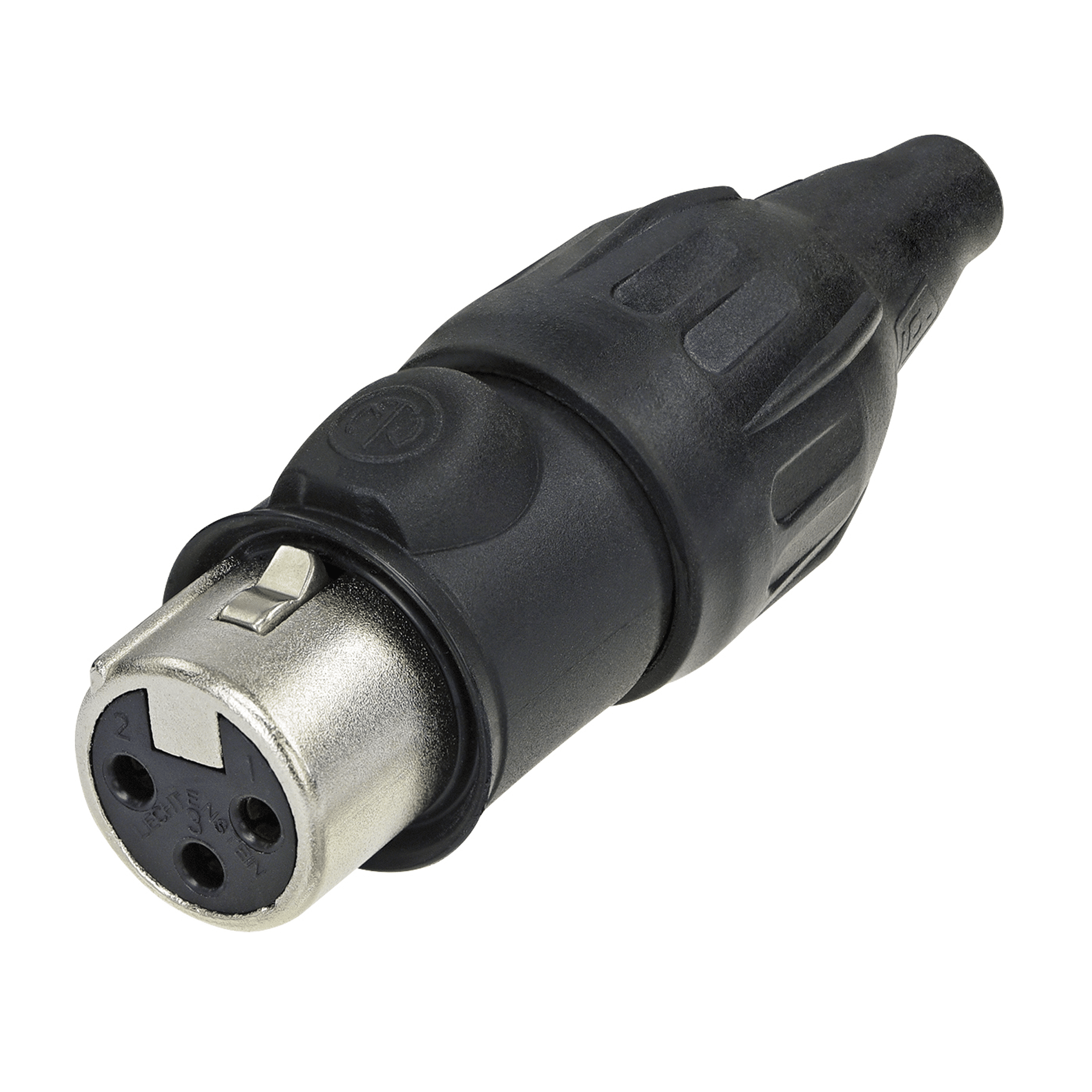 XLR 3P Connector - female TOP - Onlinediscowinkel.nl