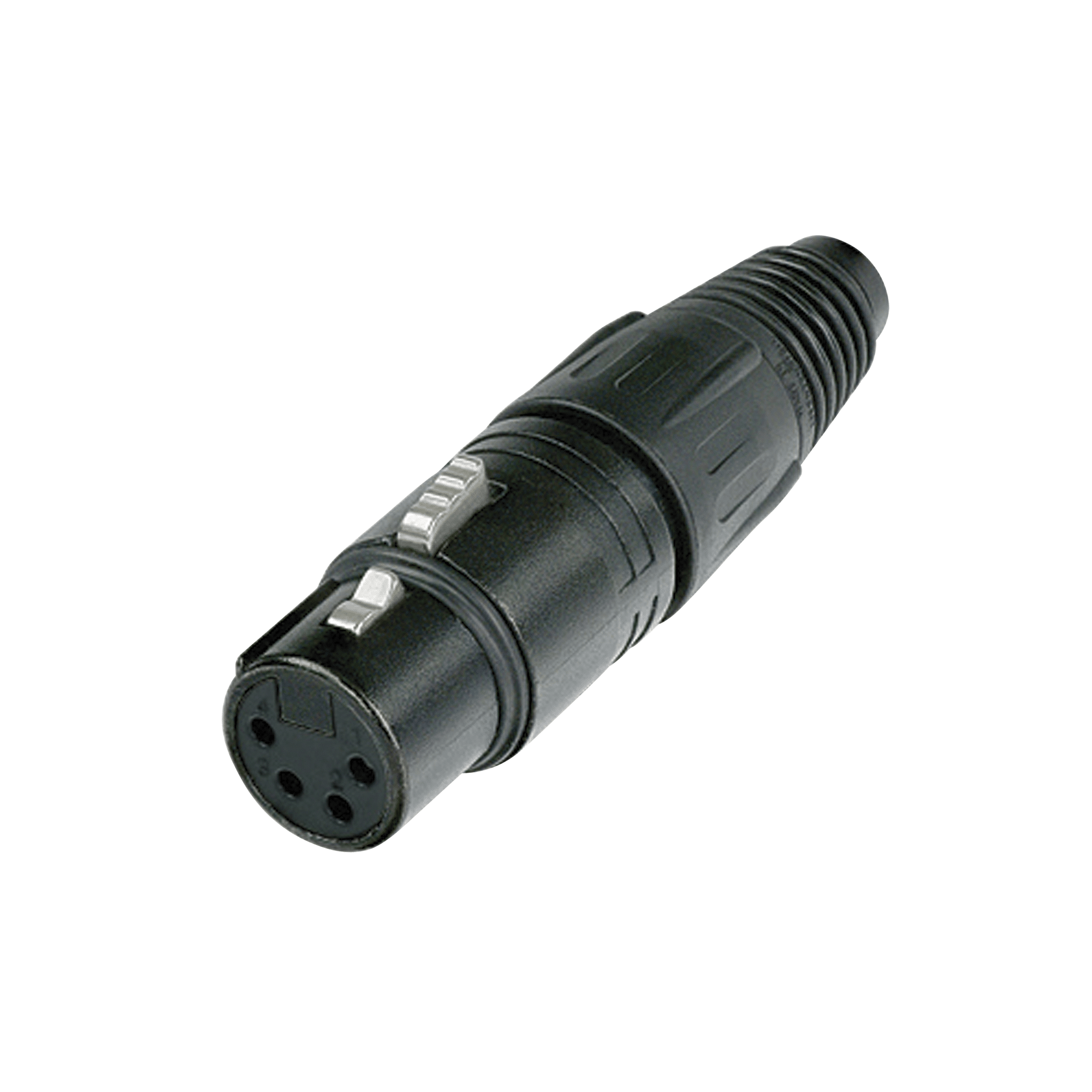 XLR 4P Connector - female - Onlinediscowinkel.nl