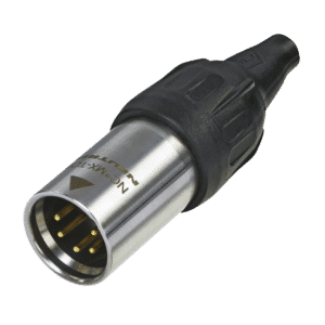 XLR 5P Connector - male TOP - Onlinediscowinkel.nl