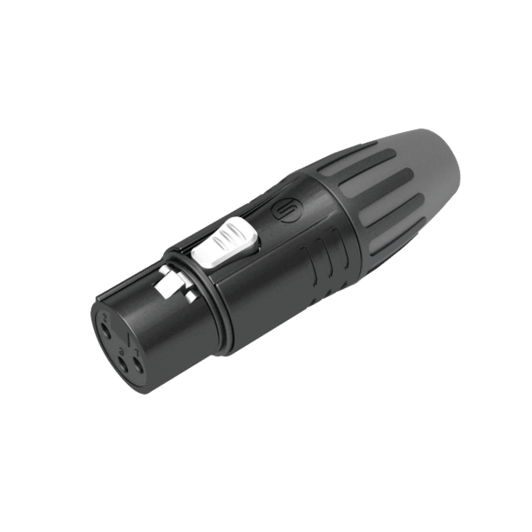 XLR 3P Connector - female - Onlinediscowinkel.nl