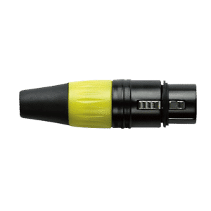 XLR 3P Connector - female - black housing - Onlinediscowinkel.nl