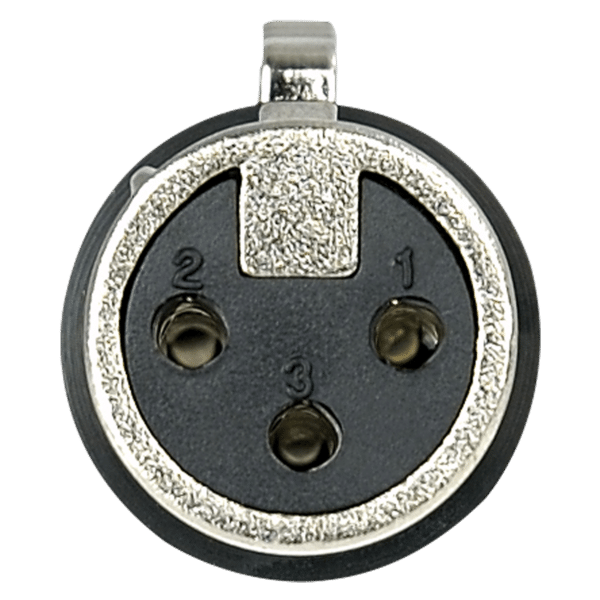 XLR 3P Connector - female - Nickel housing - Onlinediscowinkel.nl