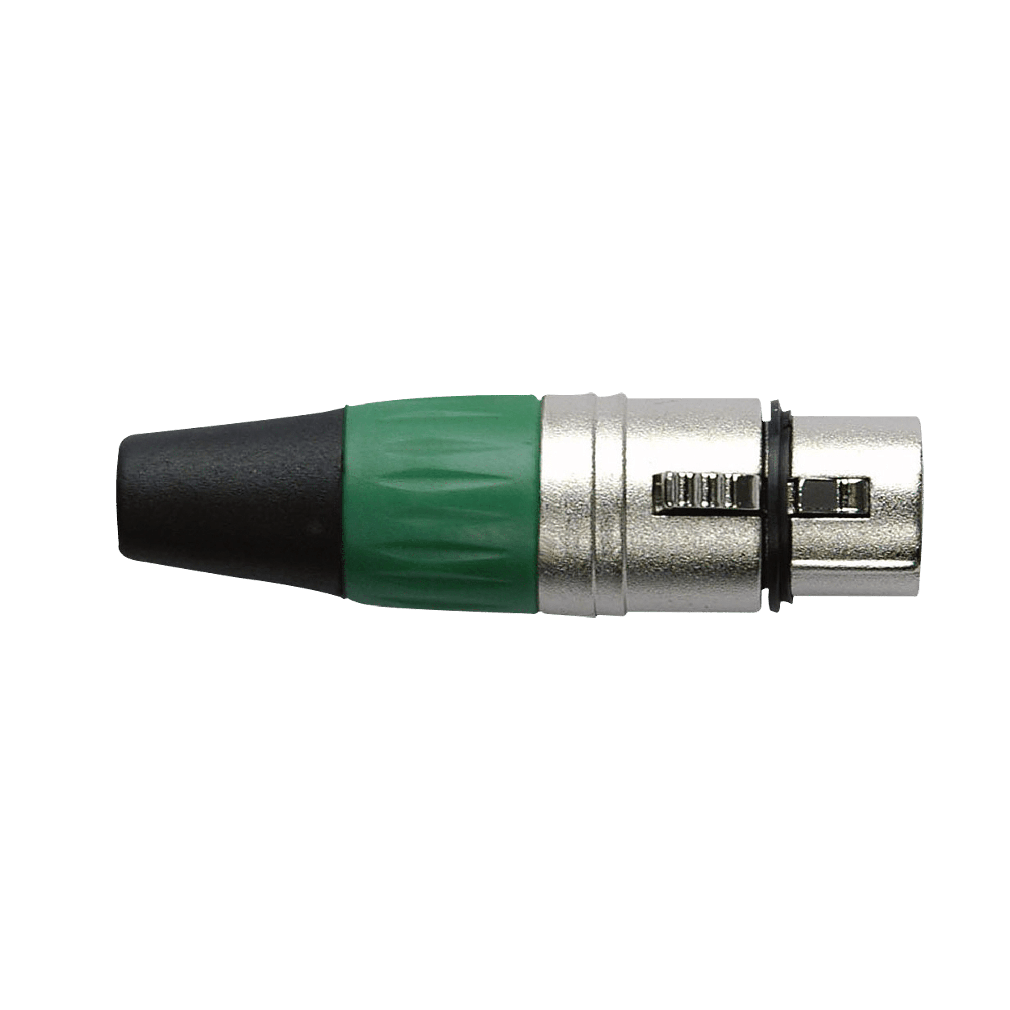 XLR 3P Connector - female - Nickel housing - Onlinediscowinkel.nl