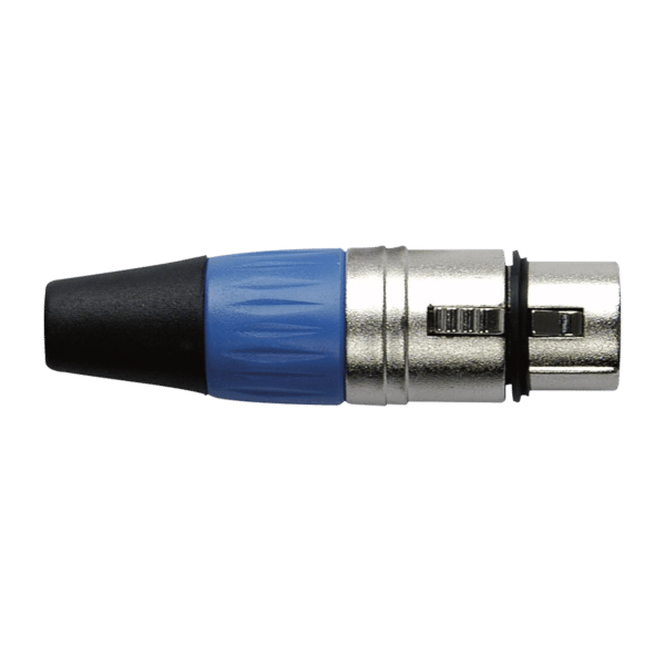 XLR 3P Connector - female - Nickel housing - Onlinediscowinkel.nl